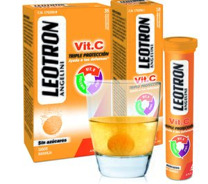 Leotron Vitamina C, (Complemento alimentario a base de vit. C). Angelini Farmacéutica