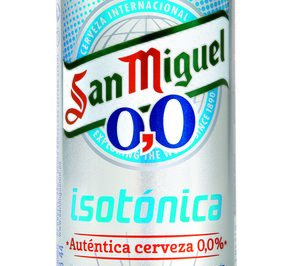 San Miguel 0,0 Isotónica (Cervezas sin alcohol). Mahou San Miguel