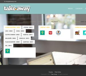 Tako-Away apuesta por las plataformas online de delivery