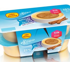 Reina da Ekilibrio sin azúcares añadidos a dos de sus postres estrella