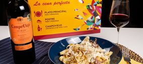 Campo Viejo y Foodinthebox lanzan tres nuevos packs de vino y menús caseros