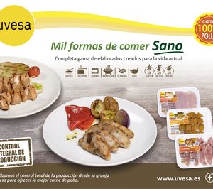 Uvesa amplía su gama de elaborados frescos de pollo