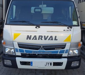 Narval incorpora camiones híbridos para reparto urbano
