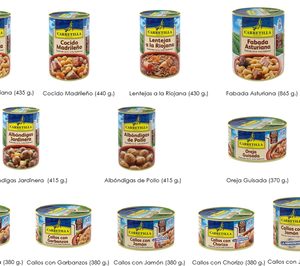 Los platos Carretilla, también en lata