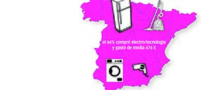 ¿Qué españoles compraron más electrodomésticos y de qué familias?