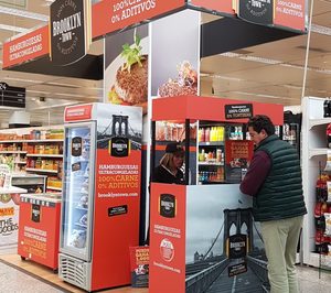 Hipercor La Garena dedica una isla a las hamburguesas Brooklyn Town