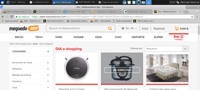 Mequedouno incorpora en su web a Dia e-shopping