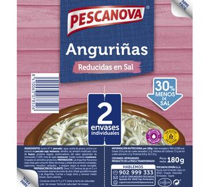 Pescanova lanza Anguriñas Reducidas en Sal