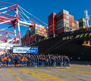 Best alcanza los 1,8 M TEU en un año