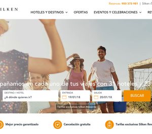 Silken reactiva su desarrollo y facturó 134 M en 2017