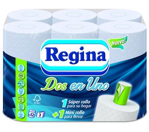PAPEL HIGIÉNICO. ‘Regina Dos en Uno’