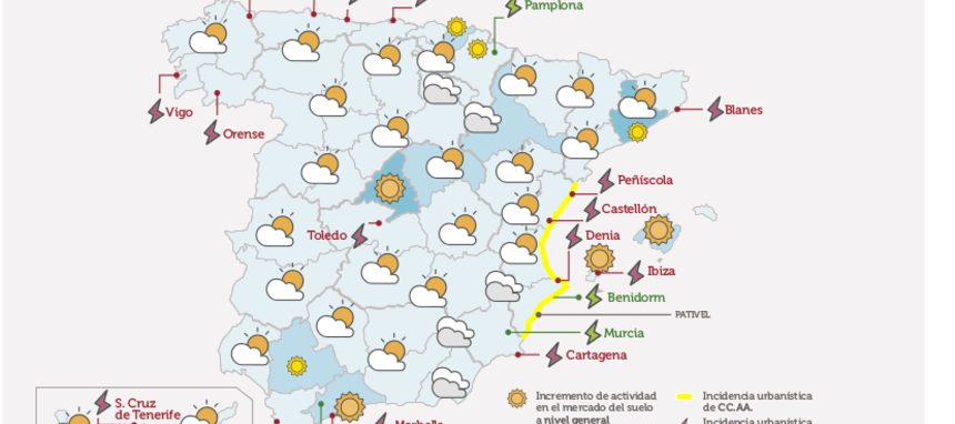 Madrid, Baleares y Costa del Sol acaparan el repunte del suelo residencial