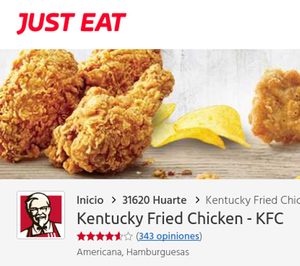 KFC Iberia se suma al delivery de la mano de Just Eat