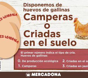Mercadona comienza a vender sus primeros huevos de gallinas criadas en suelo
