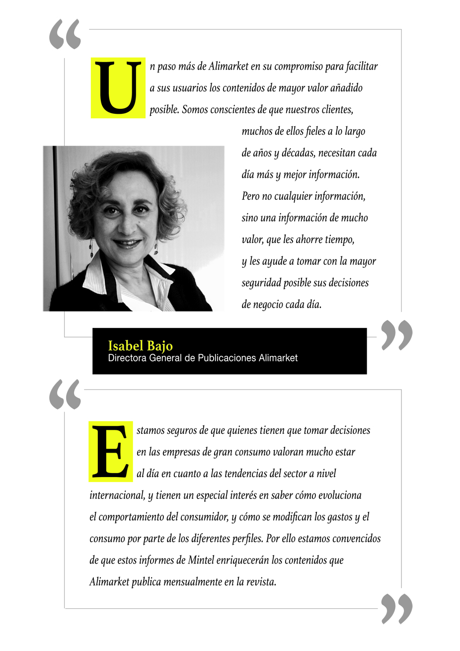 Tendencias Gran Consumo:  Alianza Estratégica entre Alimarket y Mintel