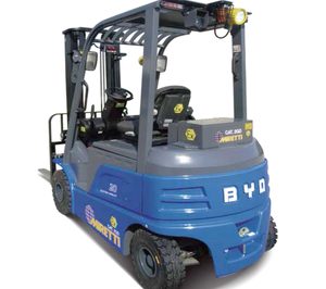 BYD amplía su gama europea de carretillas