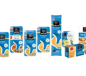 Gallo amplía su gama de pasta sin gluten