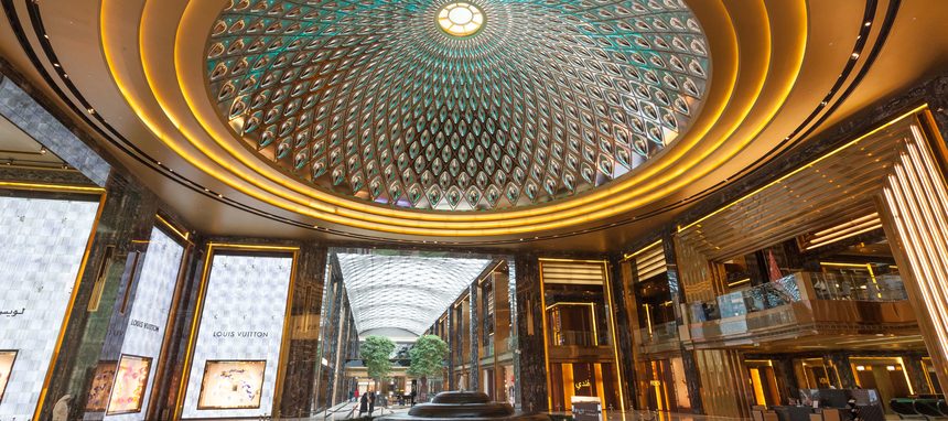 Grupo MCI ilumina la cúpula del centro comercial The Avenues en Kuwait