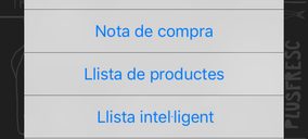 Plusfresc incorpora a su App la lista de compra inteligente