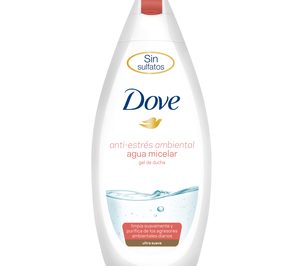 Dove incorpora agua micelar a sus nuevos geles de ducha