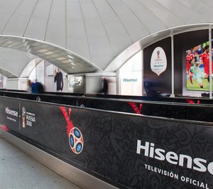 Hisense desarrolla una campaña promocional en Atocha