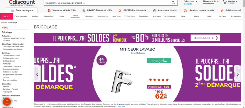 El marketplace francés Cdiscount aterriza en España y se alía con Mr Bricolage