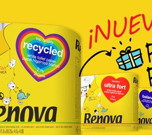 Renova presenta sus primeros higiénicos envueltos en papel