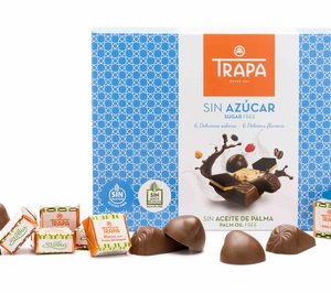 Trapa presenta bombones sin azúcar ni aceite de palma