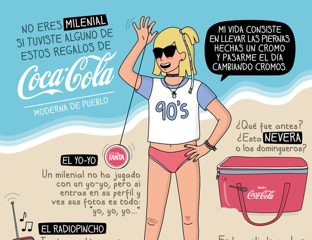 Coca-Cola, 65 años en España a través de reconocidos creadores