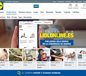 Lidl extiende su tienda online de bazar a toda España