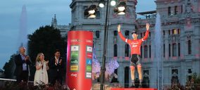Bauke Mollema, ganador del premio de la combatividad Feníe Energía en La Vuelta