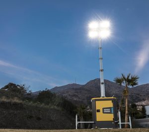 Atlas Copco presenta una torre de iluminación LED ultra silenciosa