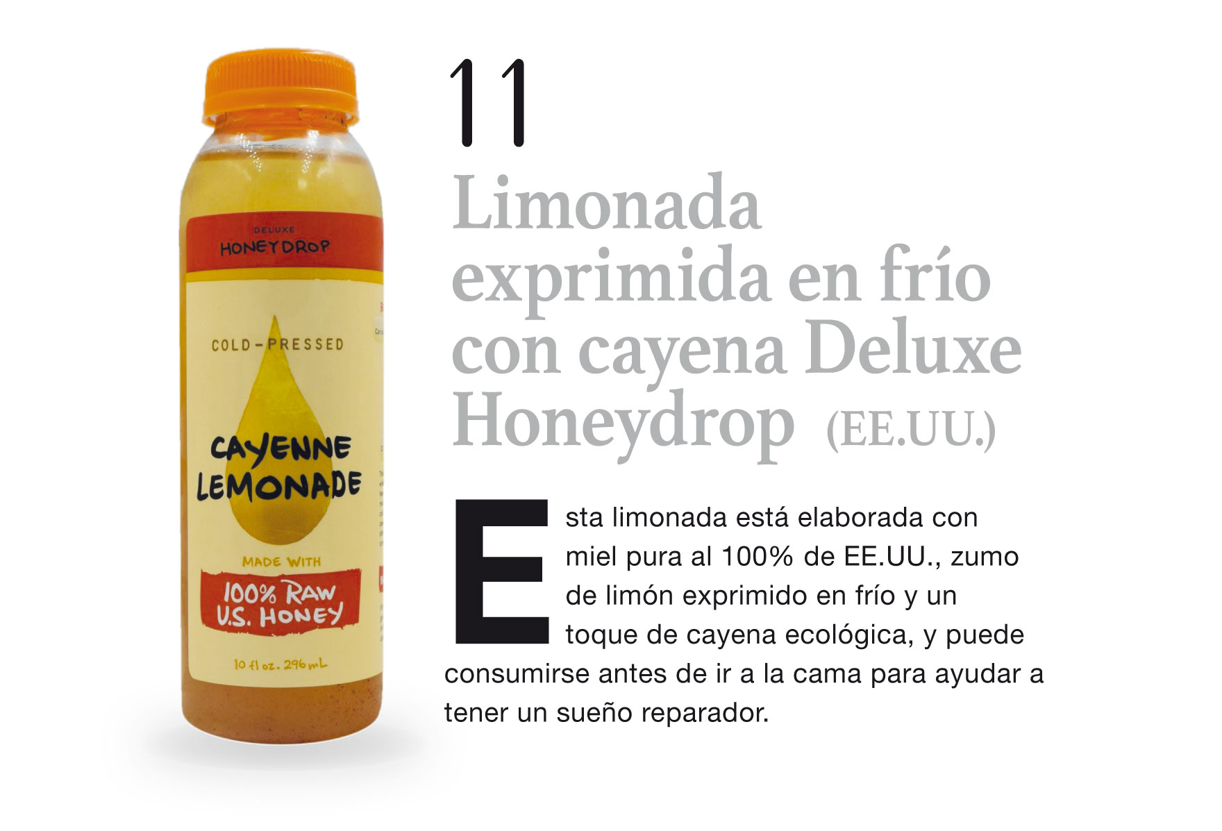 Limonada exprimida en frío con cayena Deluxe Honeydrop (EE.UU.)