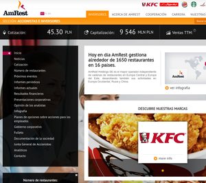 AmRest amplía capital en 70 M