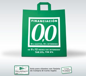 El Corte Inglés lanza la Financiación 0,0 durante tres días
