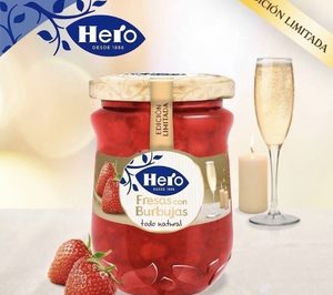 Hero presenta su nueva mermelada de fresas con burbujas