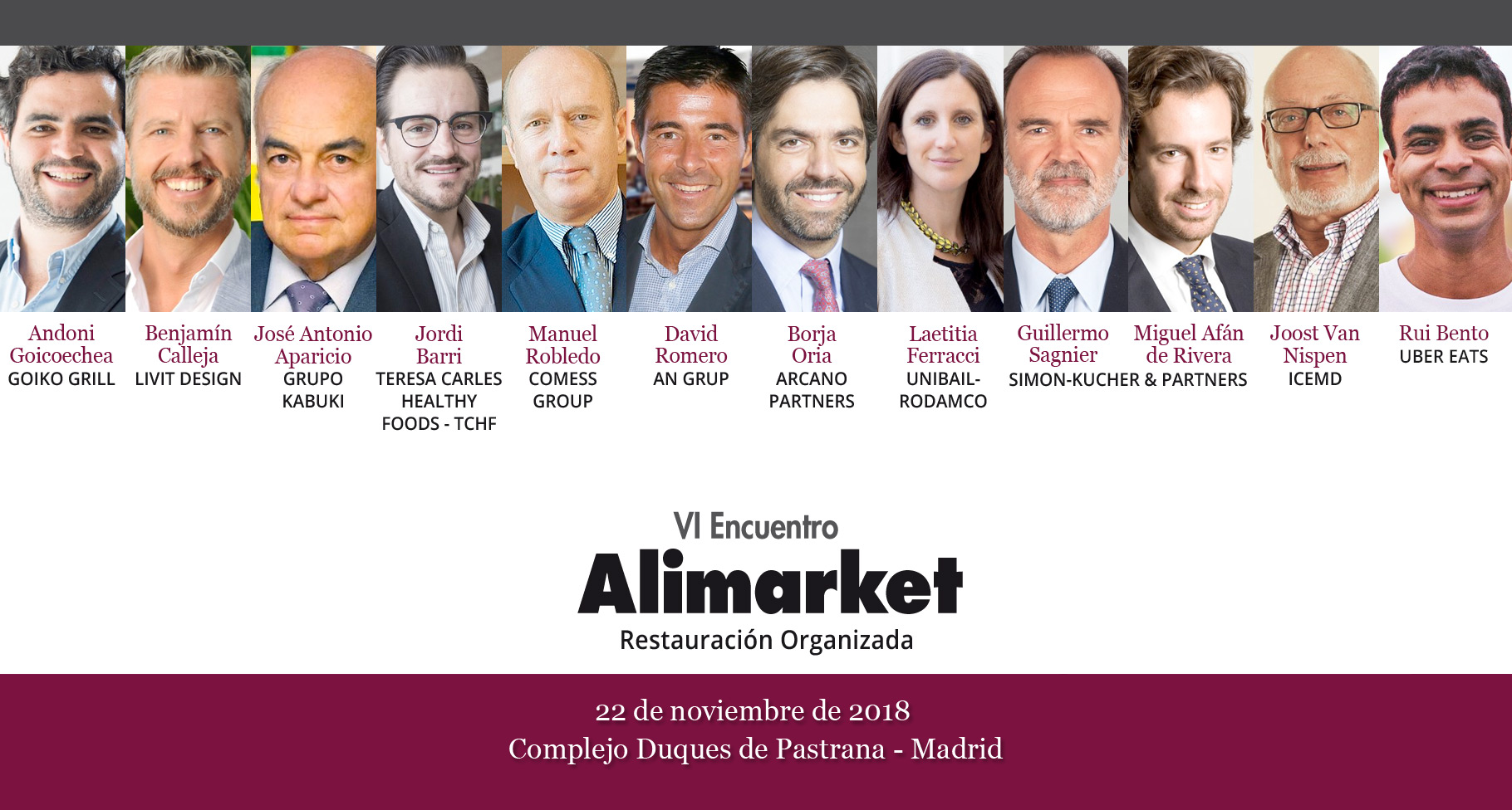 VI Encuentro Alimarket Restauración Organizada