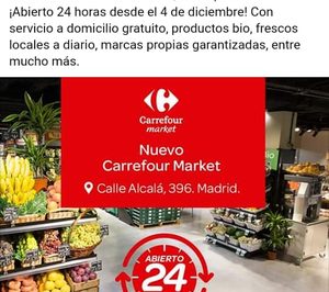 Carrefour, nuevo súper 24 h y ultima la integración de los híper de Eroski
