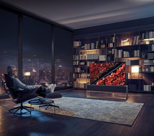 LG presenta un televisor enrollable en CES 2019