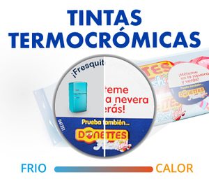 Tintas termocromáticas de Adco para impactar al consumidor de Donettes