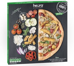 Heura entra en soluciones con la primera pizza 100% vegetal del mercado