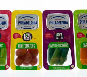 Grupo GS Fresh lanza la gama de snacks Love Fresh con Philadelphia