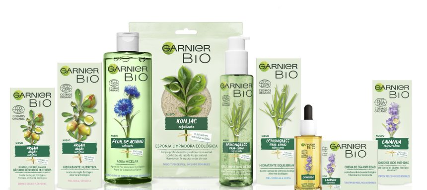 Llega al mercado Garnier Bio, una gama de cosmética ecológica certificada