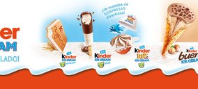 Los helados Kinder llegan a España en alianza con Unilever