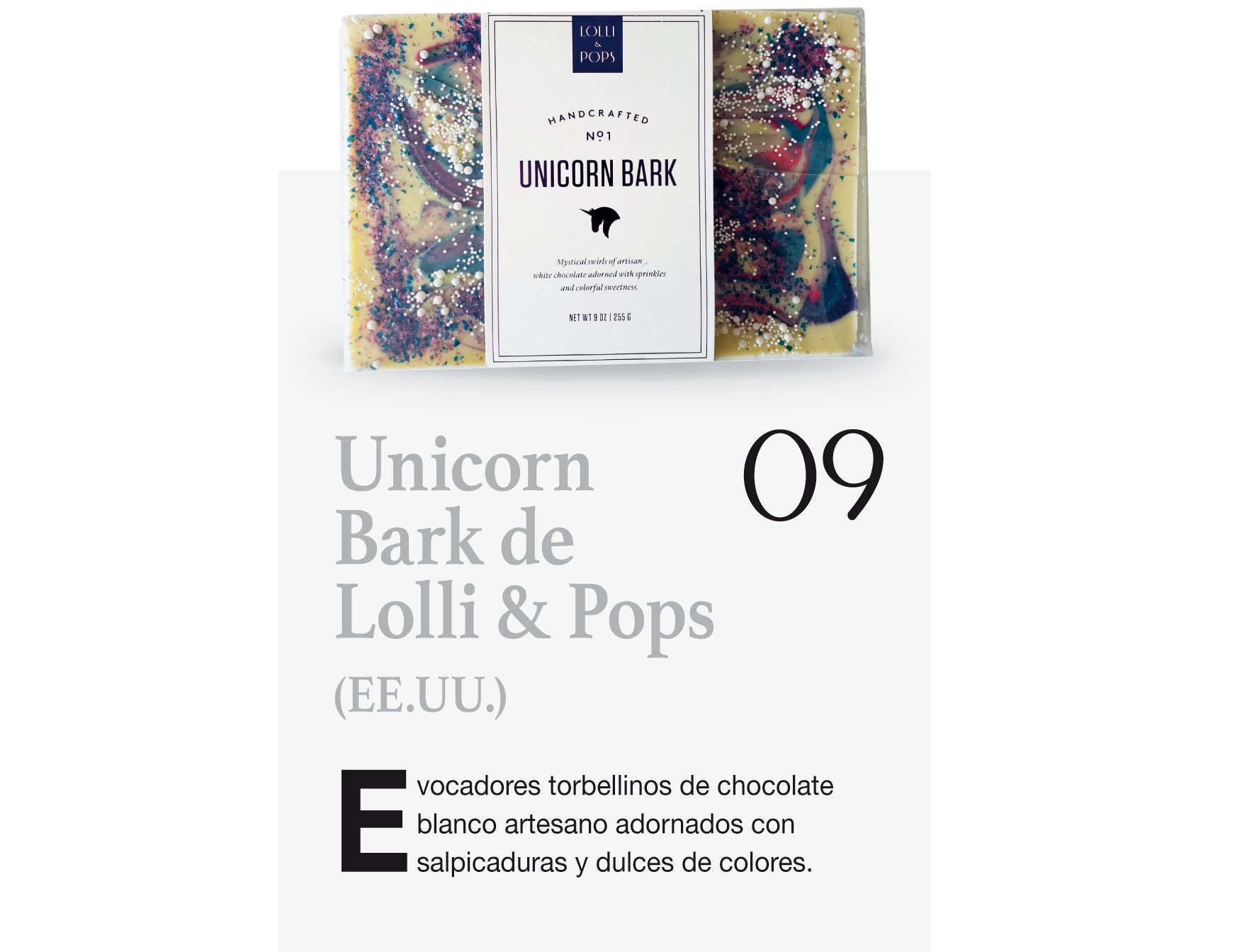 Unicorn Bark de Lolli & Pops (EE.UU.)