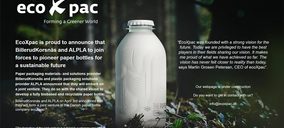 Alpla y Billerud-Korsnäs unen fuerzas para desarrollar una botella de papel