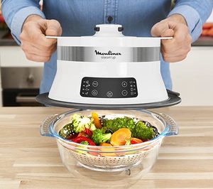 Moulinex Steamup cocina al vapor directamente sobre el plato