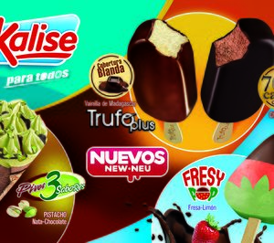 Kalise vuelve a comercializar sus helados en la Península