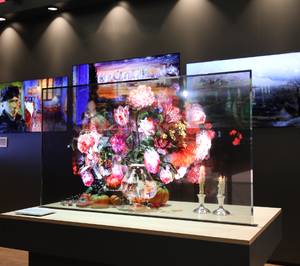 LG presenta la nueva pantalla OLED transparente para señalética