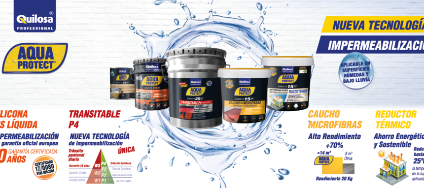 Quilosa lanza su gama de impermeabilizantes transitables